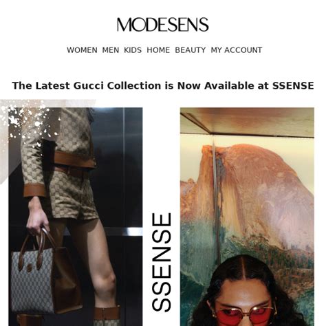 Modesens: Gucci x SSENSE: Shop Now 